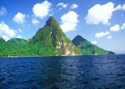 St Lucia Pitons